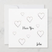 愛のスパロウ、ハートパターン水色 (裏面)