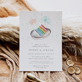 愛のスライス |ウェディングシャワー招待状 招待状