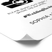 愛のソーシャルメディ結婚アのハッシュタグをキャプチャする ポスター (角)