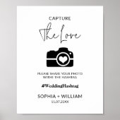 愛のソーシャルメディ結婚アのハッシュタグをキャプチャする ポスター (正面)