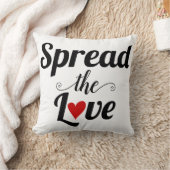 愛のタイポグラフィを広モダンめる クッション (ブランケット)