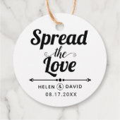 愛のタイポグラフィエレガントを広結婚める フェイバータグ (裏面)