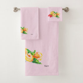 愛のタオルフルーツ バスタオルセット