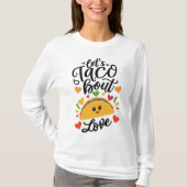 愛のタコで愛の話をしようよ Tシャツ (正面)