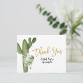 愛のタコス カクタス カップルへの感謝カード サンキューカード (スタンド正面)