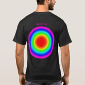 愛のターゲット - プライドアート Tシャツ (裏面)