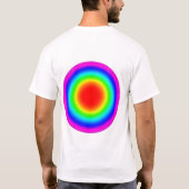 愛のターゲット - プライドアート Tシャツ (裏面)
