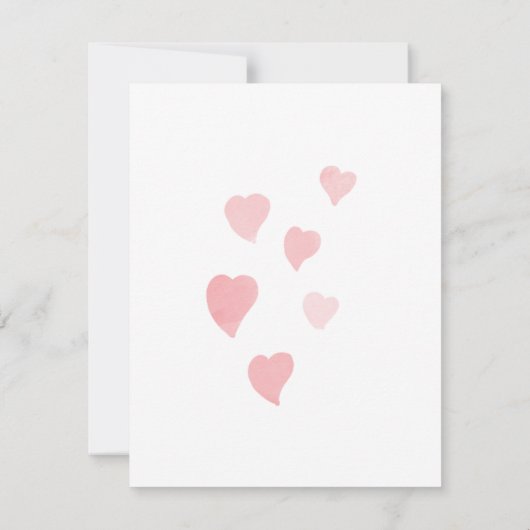 愛のダックスフントは日付カード(男の子/男の子)を保存 セーブザデート (裏面)