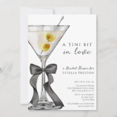 愛のティニビットダーティマルティニブライダルシャワー 招待状 (正面)