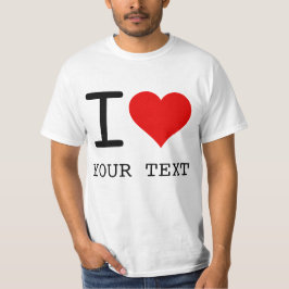愛のテンプレート Tシャツ