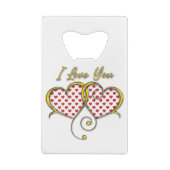 愛のデザイン クレジットカード栓抜き (裏面)