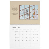 愛のドラゴン カレンダー (2月 2026)