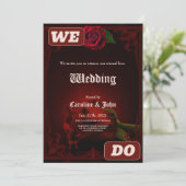 愛のドラマ、記憶のゴシックバラ。 招待状 (スタンド正面)