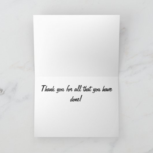 愛のナースサンキューメディカルアートピンク サンキューカード (内部)