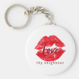 愛のネイバー引用文装飾用クッション飲料コーズ キーホルダー