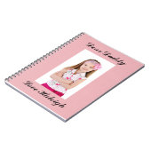 愛のノートにパパ、母、祖父母… ノートブック (左側)