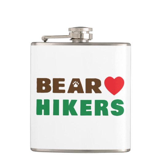 愛のハイカーに耐える フラスク (正面)