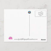 愛のハッ10代のプ表現足 ポストカード (裏面)