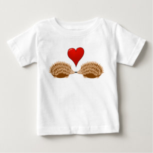 愛のハリネズミ ベビーTシャツ