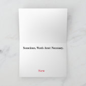 愛のハンドサイン カード (内部)