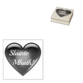 愛のハートスコティッシュ・ガイドリグ・スラインテ・マース! ラバースタンプ (押印)