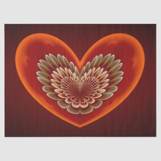 愛のハートティッシュペーパー 薄葉紙 (正面)