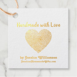 愛のハート名で手作りパーソナライズされた フェイバータグ