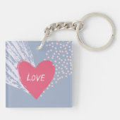 愛のハート キーホルダー (裏面)