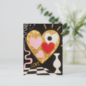 愛のハート シーズンポストカード (スタンド正面)