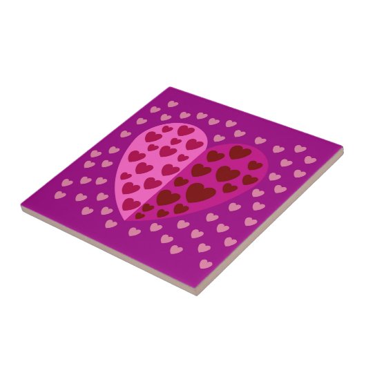 愛のハート タイル (側面)