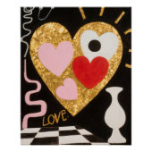 愛のハート ポスター (正面)