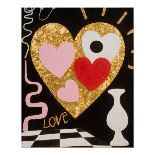 愛のハート ポスター (正面)