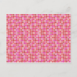 愛のハート ポストカード