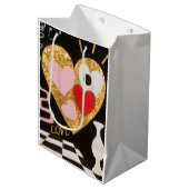 愛のハート ミディアムペーパーバッグ (正面アングル)