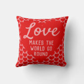 愛のハート – 愛は世界を動かす クッション (裏面)