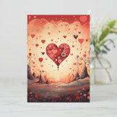 愛のハート:私が言う時 – バレンタインの愛カード シーズンカード (スタンド正面)