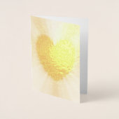 愛のハート 箔カード (正面)