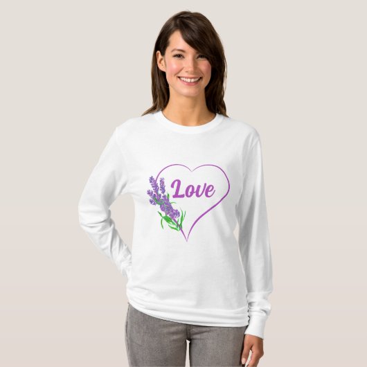 愛のハート Tシャツ (正面フル)