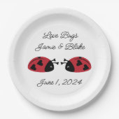 愛のバグ，パーソナライズ ペーパープレート (正面)