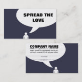 愛のバブルの紹介漫画を広げる 紹介カード (正面/裏面)