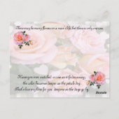 愛のバラ～はがき第2番 ポストカード (裏面)