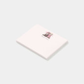 愛のバレンタインデーに可愛い夫婦 ポストイット (アングル)