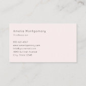 愛のバレンタインデーに可愛い夫婦 名刺 (裏面)