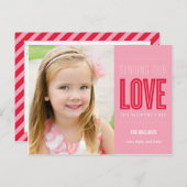 . .愛のバレンタインデーのはがきを送る シーズンポストカード (正面/裏面)