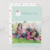 愛のバレンタインデーのカードを送る シーズンカード (正面/裏面)