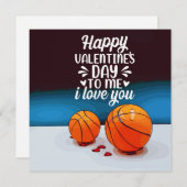 愛のバレンタインデーを持つ選手からバスケットボール シーズンカード (正面/裏面)
