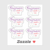 愛のパステルハート香りステッカーシート シール (シート)