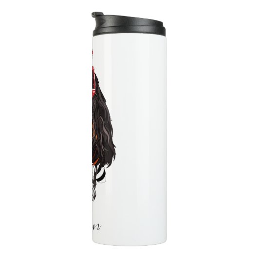 愛のパリからの無頓着なチャールズ王スパニエル犬 タンブラー (回転右)