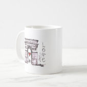 愛のパリ コーヒーマグカップ (正面左)