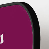 愛のパンドラとラーメン(白文字) ピックルボールラケット (左詳細)